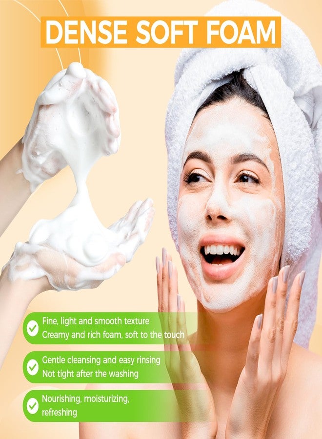 Silvercell Turmeric Facial Cleanser, Turmeric Face Wash, Glow Wash Facial Cleanser Easy to Use, Foaming Facial Cleanser Deep Cleaning Turmeric Foaming Face Wash Moisturizing for All Skin (1) - Image 2